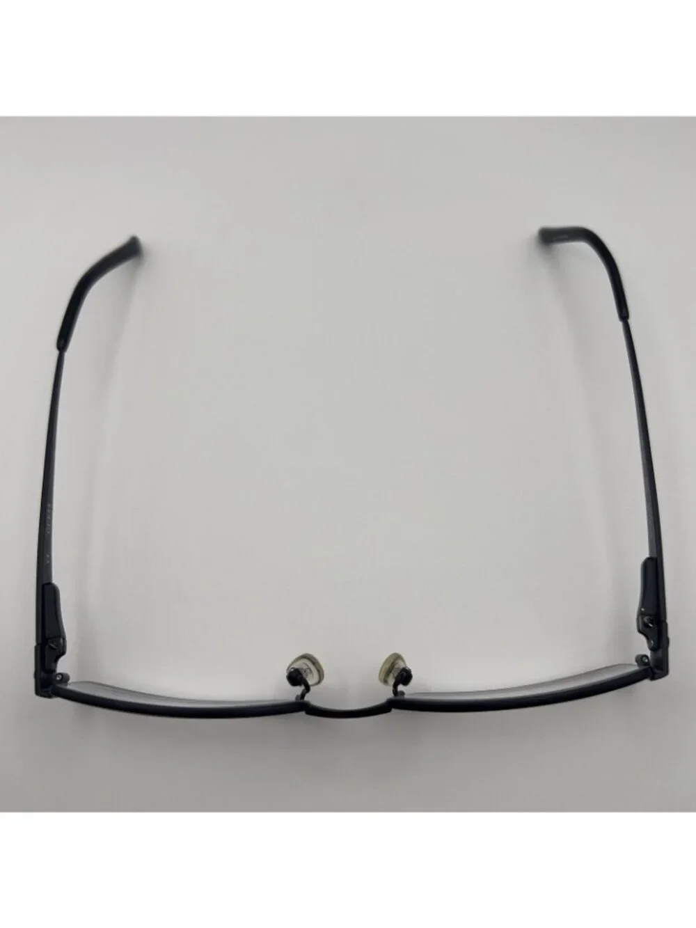 Guess 1581 Eyeglass Frames Rectangle Flex Spring Metal Blk Black 52-16-130 Case